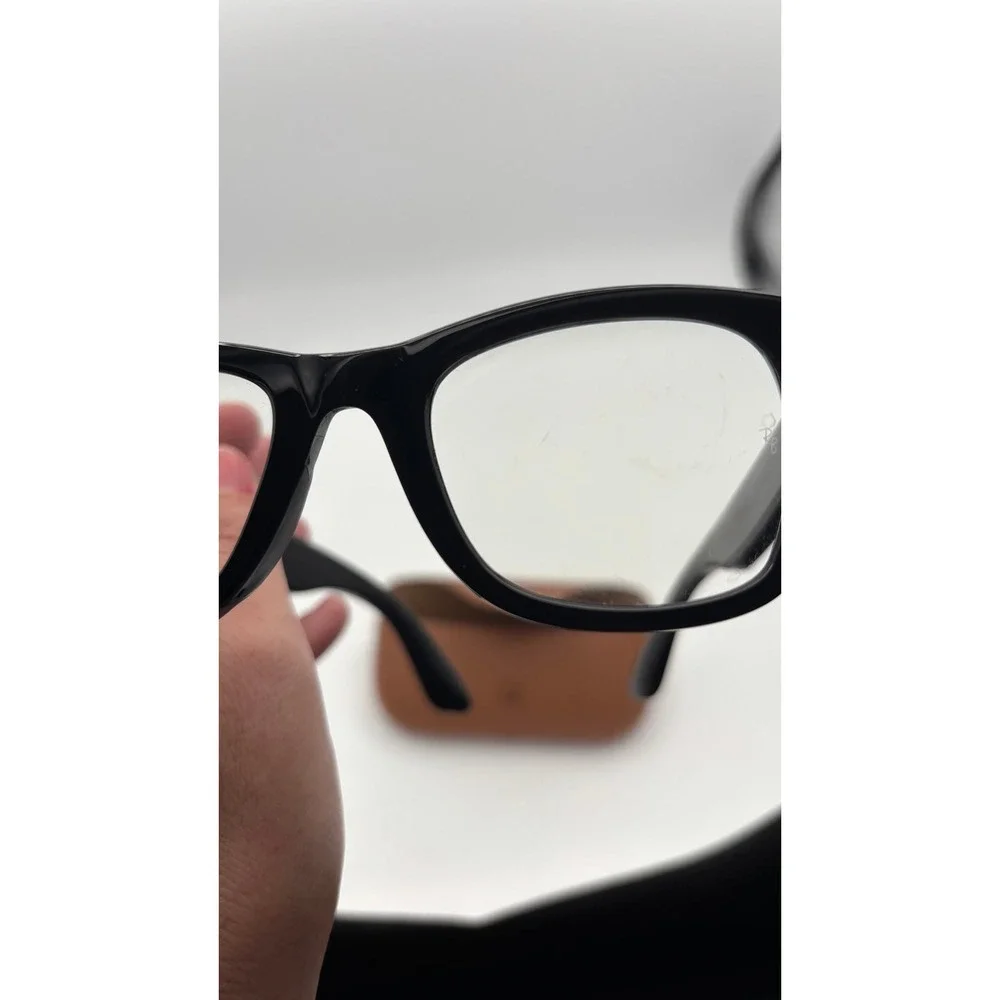 Ray-Ban Stories Wayfarer Smart Glasses Unisex OS Black RW4002 Camera Eyewear